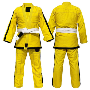 Couleur noire faite à la main Logo personnalisé impression plus récent dernier produit produit lavable en Machine Art marital Jiu Jitsu uniforme - Product Image 1