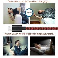 Câble de charge rapide USB Micro 1M/2M 3A Câble de données Micro USB en nylon tressé Conducteur en cuivre pur pour téléphones mobiles
