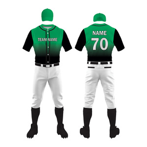 Quality Breathable Baseball <b>Uniform</b> <b>Custom</b> Sportswear Clothing Sets Baseball Jersey Pants Mens <b>Softball</b> Baseball <b>Uniform</b> Sets - Product Image 1