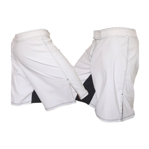 Shorts d'entraînement de gymnastique 2 en 1 en coton de haute qualité pour hommes et femmes Shorts de compression MMA en couleurs unies - Product Image 4
