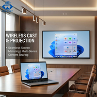 Pizarra Interactiva de Pantalla Grande ZDHQ de 96 Pulgadas, Pantalla Inteligente 4K UHD para Educación en el Aula y Sala de Conferencias