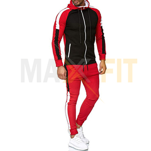Survêtements rayés à capuche à manches longues pour hommes vêtements de plein air de bonne qualité MAXFIT ENTERPRISES Pakistan Made Active Bottoms - Product Image 2