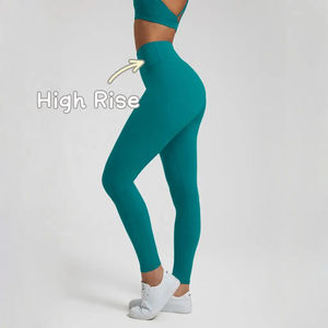 Personalizado de alta calidad de las mujeres Legging para las mujeres de entrenamiento de talla grande de realce de cintura alta Fitness Legging - Product Image 3