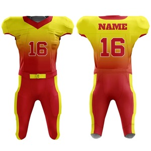 Conjunto de Jersey de fútbol americano Juvenil de la mejor calidad, ropa deportiva, Jersey con pantalones cortos estampados, uniformes personalizados al por mayor - Product Image 3