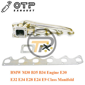 OTP Tuyau D'échappement Pour 3mm Épaisseur SUS304 BM * M30 B35 B34 Moteur E30 <span class=keywords><strong>E32</strong></span> E34 E28 E24 E9 Tur bo Collecteur 530i 535i <span class=keywords><strong>730i</strong></span> 735i - Product Image 2
