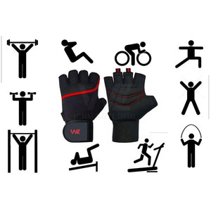 Guantes de entrenamiento hechos con neopreno Guantes de gimnasio al por mayor en diferentes colores Guantes profesionales de levantamiento de pesas - Product Image 3