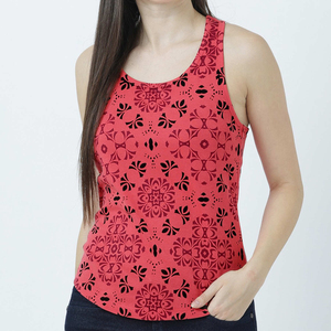 Camiseta sin Mangas Blanca de Algodón 100% para Mujer, Informal, Deportiva, Transpirable, para Verano - Product Image 5