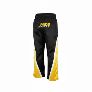 Pantalon de kickboxing décontracté en toile de qualité supérieure avec logo personnalisé pour hommes, vêtements d'arts martiaux en polyester respirant et écologique - Product Image 3
