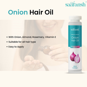 Aceite Capilar Herbal de Cebolla Saaransh Enriquecido con Extractos Naturales para un Cabello Suave y Manejable al Precio Más Bajo - Product Image 4