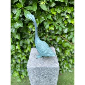 Escultura de Ganso Antigua Hecha a Mano, Artesanía en Metal, Adorno Decorativo, Estatua de Pato Vintage Hecha a Mano para Decoración de Jardín de Casa de Campo - Product Image 4