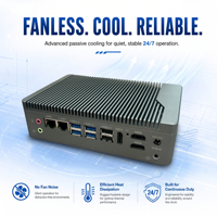 PC industriel mini-ordinateur sans ventilateur Intel N97, double Ethernet Gigabit, triple sortie HDMI, stockage MSATA pour usine intelligente