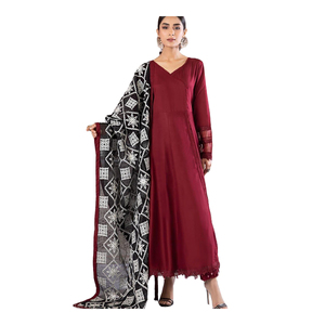 Shalwar kameez-ชุดเดรสแฟนซีสไตล์ใหม่สำหรับผู้หญิงเสื้อคลุมงานแต่งงาน - Product Image 3