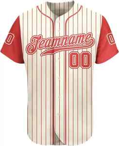 ชุดเบสบอลสั่งทำพิเศษ ระบายอากาศได้ดี พร้อมการเย็บที่ทนทาน ทรงหลวมใส่สบาย เหมาะสำหรับสวมใส่ในชีวิตประจำวันและการเล่นกีฬา - Product Image 4