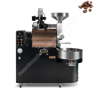 Torréfacteur électrique à <span class=keywords><strong>gaz</strong></span> 6kg 5kg 3kg 2kg 1kg Torréfacteur de café Noir 5kg 6kg Torréfacteur de café Machine à café commerciale - Product Image 4