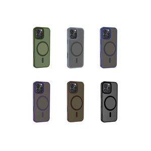 Netzy Premium Shockproof Silicone Cover for iPhone 16 Pro for Magsafe <b>Charging</b> Compatible Matte Back SAFA Sio <b>Case</b> INS Styles - Product Image 3