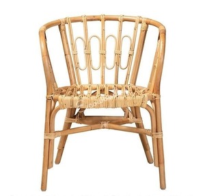 เก้าอี้ไม้ไผ่ธรรมชาติทำมือเก้าอี้หรูหราเก้าอี้ในร่มกลางแจ้งสำหรับห้องนั่งเล่นระเบียงสวน - Product Image 5