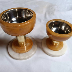 Quemador de incienso de resina hecho a mano árabe Falak World Export 2025, quemador Mabkhara para Ramadán Bakhoor, Material de madera, uso religioso - Product Image 1