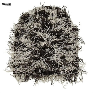 Bonnet en tricot duveteux bonnet crâne épais chaud hiver logo personnalisé bonnet pour unisexe - Product Image 5