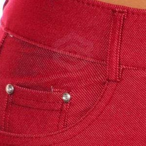 Pantalones vaqueros de alta calidad para mujer, Jeans duraderos de algodón hechos a mano - Product Image 4
