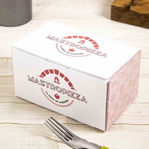 Cajas Rígidas Recicladas con Ranuras de 15x9x7 cm para Aperitivos, Maíz y Comida Frita - Recubrimiento UV - Product Image 4