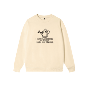 Sudaderas extragrandes de manga larga con cuello redondo y estampado personalizado de 100% algodón para hombre, sudaderas transpirables con patrón sólido - Product Image 1