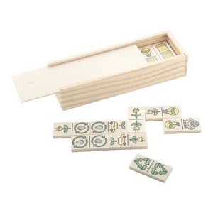 Jeu de dominos animaux de Lombok écoresponsable : Gadgets écologiques pour un jeu divertissant - Product Image 2