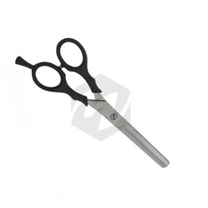 Tijeras de Entresacar para Cabello con Mango Ergonómico, Tijeras Profesionales de Peluquería Hechas de Acero Metálico con Agarre Cómodo para los Dedos - Product Image 4