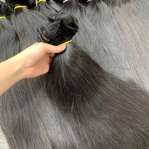 วิกผมมนุษย์แบบไม่เรมี่เวียดนามวิกผมแท้สำหรับต่อผมทอคู่ - Product Image 6