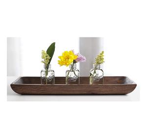 Bol de service de pâte en bois de conception Unique de haute qualité jetable pour la maison hôtel utilisation commerciale servant des aliments polis en gros - Product Image 3