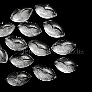 Cuentas talladas sueltas con forma de labios lisos de cuarzo de cristal Natural, abalorios sueltos de lujo hechos a mano de 15x9mm para la fabricación de joyas, precio a granel - Product Image 5