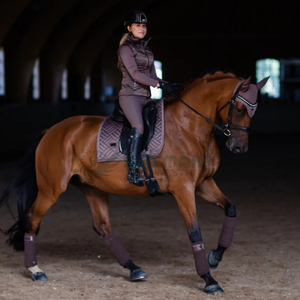 Bonnet à mouches au crochet léger lavable couvre-oreilles de cheval respirant design confortable fabriqué au Pakistan idéal pour l'équitation - Product Image 6