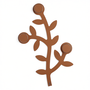 Foppapedretti APPENDIABERO Perchero de Pared de MDF Nogal, Elegante Perchero de MDF Nogal de Design - Product Image 2