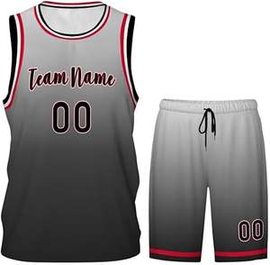 Uniforme de Baloncesto Ligero 100% Poliéster para Adultos, Estilo Único, Color Sólido, Alta Calidad, Talla Grande, Conjunto Transpirable - Product Image 3