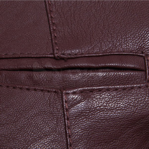 Breathable Winter <b>Warm</b> Men Leather Jacket Casual Wear Men Leather Jacket In Reasonable Price Men's Jacket - Product Image 4