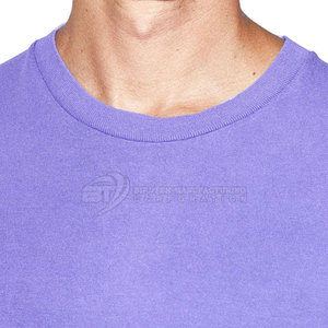 เสื้อยืดผ้าฝ้าย 100% สีตามสั่ง สำหรับผู้ชาย ทรงหลวม ผ้าฝ้ายเนื้อนุ่ม เหมาะสำหรับใส่ลำลอง - Product Image 6