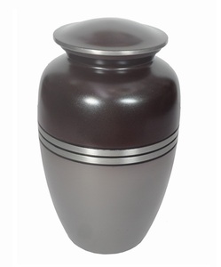 โลหะสไตล์อเมริกันทนทาน27ซม. โกศเผาออกแบบสำหรับขี้เถ้ามนุษย์ - Product Image 3