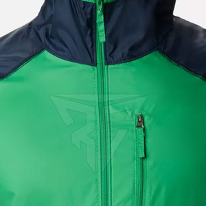 Veste coupe-vent respirante et imperméable décontractée pour hommes, vente en gros de col à capuche pour l'hiver, vêtements coupe-vent d'extérieur - Product Image 5
