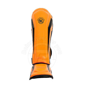 Taekwondo boxe MMA Arts martiaux coup de pied boxe karaté entraînement protège-tibia garde protège-tibia en cuir Durable pour la Protection - Product Image 3