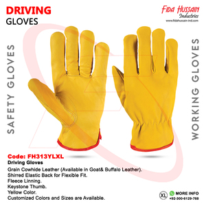 ถุงมือขับรถทำจากหนังสำหรับใช้กลางแจ้งในฤดูหนาวขายส่งจากปากีสถาน - Product Image 6