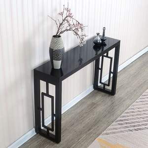 Lujosa mesa de consola de metal vintage artística de alta calidad con estética antigua y detalles artesanales elegantes - Product Image 2