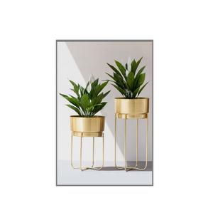 Modern Metal Planter Handcrafted Antique <b>Brass</b> Detailing Premium Finish Eco-Friendly Customizable for Luxurious Garden Decor - Product Image 2