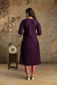 Juego de tela tejida de algodón suave para bodas festivas, pantalón Kurti lavable y Dupatta de nuestra nueva colección con cintura natural - Product Image 6