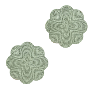 <b>Green</b> Natural Vintage Style Rattan Placemat Essential For Catering <b>Table</b> Decor Handmade Cheap Price Wholesale From Vietnam - Product Image 5