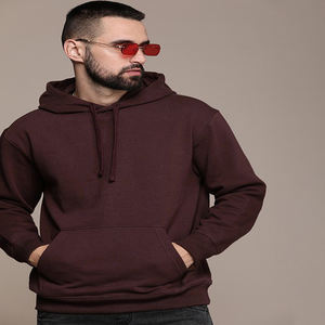 Sweats à capuche oversize vierges de qualité supérieure pour hommes et femmes, 100 % coton, grammage lourd, sans cordon, pour personnalisation de marque - Product Image 1