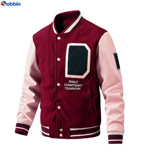 แจ็คเก็ตวาร์ซิตี้ผู้ชายสุดฮิต ดีไซน์ทันสมัย ปักอักษรแบบเบสบอล คอตั้ง ไซส์ใหญ่พิเศษ แต่งขนเฟอร์ - Product Image 6