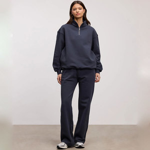 Ensemble de survêtement pour femmes de haute qualité, taille plus, uni, séchage rapide, léger, impression et conception de logo personnalisés, service OEM - Product Image 1