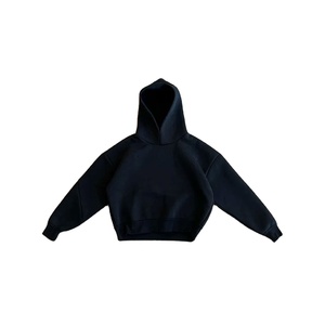 Sudadera con capucha en blanco de gran tamaño con diseño OEM de logotipo personalizado 600 GSM Sudadera con capucha con bordado 450 GSM Sudaderas con capucha de peso pesado para hombre - Product Image 2