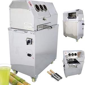 Máquina de Jugo de Caña de Azúcar Eléctrica Comercial Personalizable, Totalmente Automática, Control por Botones, 750W, 220V, Acero Inoxidable, Capacidad de 1.5L - Product Image 1