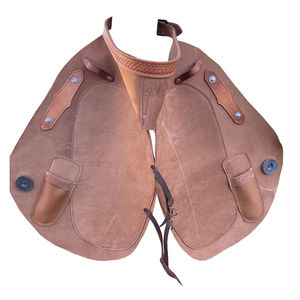 Delantal Profesional Premium para Herrador, Chaps Completos Ingleses de Cuero Genuino para Herraje y Cuidado de Caballos, Duradero, Ecuestre, Veterinario - Product Image 4