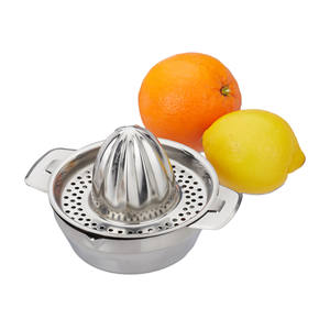 เครื่องคั้นน้ำผลไม้สแตนเลสแบบมือหมุน ปรับแต่งได้ ทนทาน ใช้กับเครื่องล้างจานได้ เหมาะสำหรับผลไม้ตระกูลส้ม เช่น ส้มโอ ส้มจี๊ด - Product Image 1